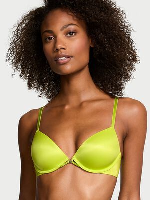 Smooth Lightly Lined Plunge Demi Bra