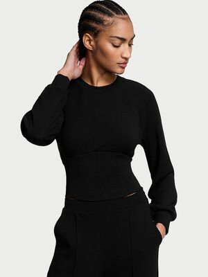 VSX Featherweight Knit Corset Crewneck