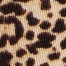 Stretch Cotton High-Leg Scoop Thong Panty, Vintage Leopard, swatch