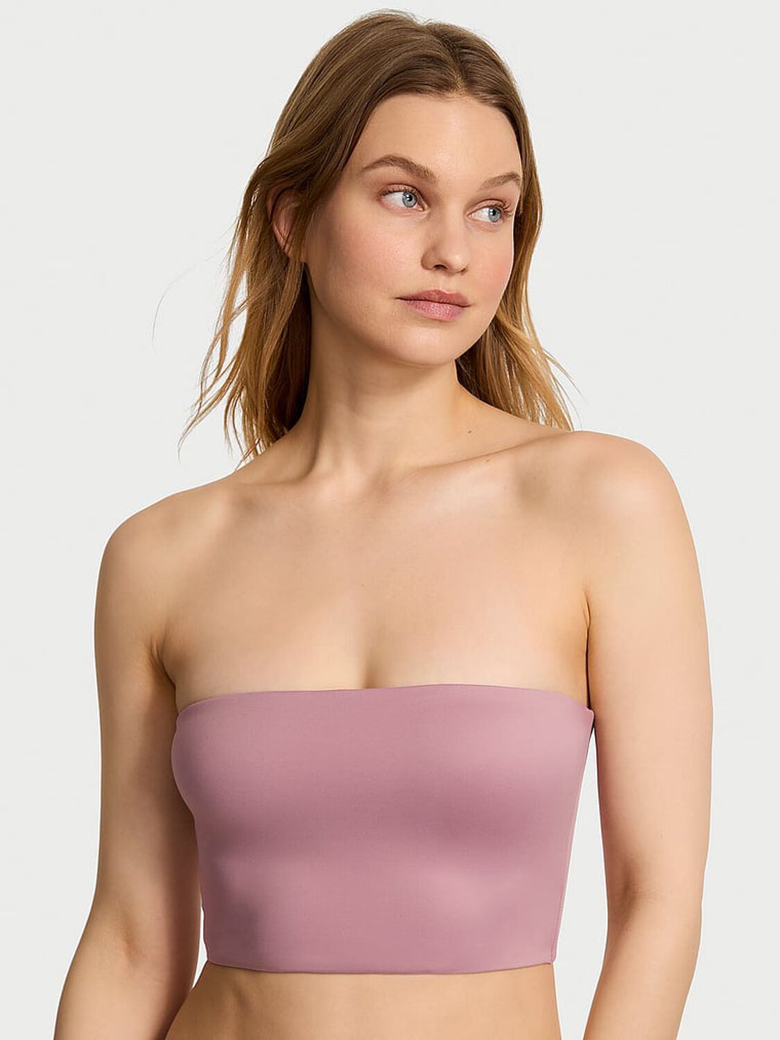 vs Victoria's Secret BODYWEAR by Victoria's Secret with FeatherSoft� Innovation Tube Top Nostalgia Rose 1 of 3 