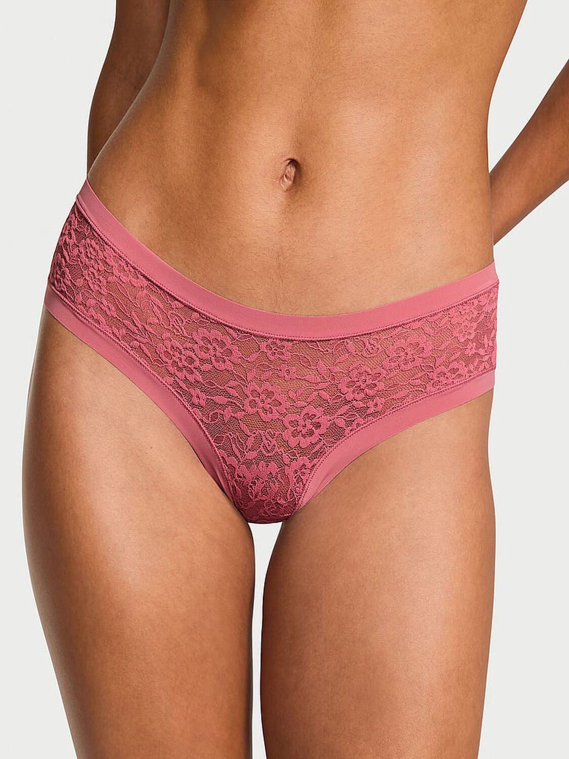 vs No-Show No-Show Lacie Cheeky Panty Seductive Rose 1 of 3 