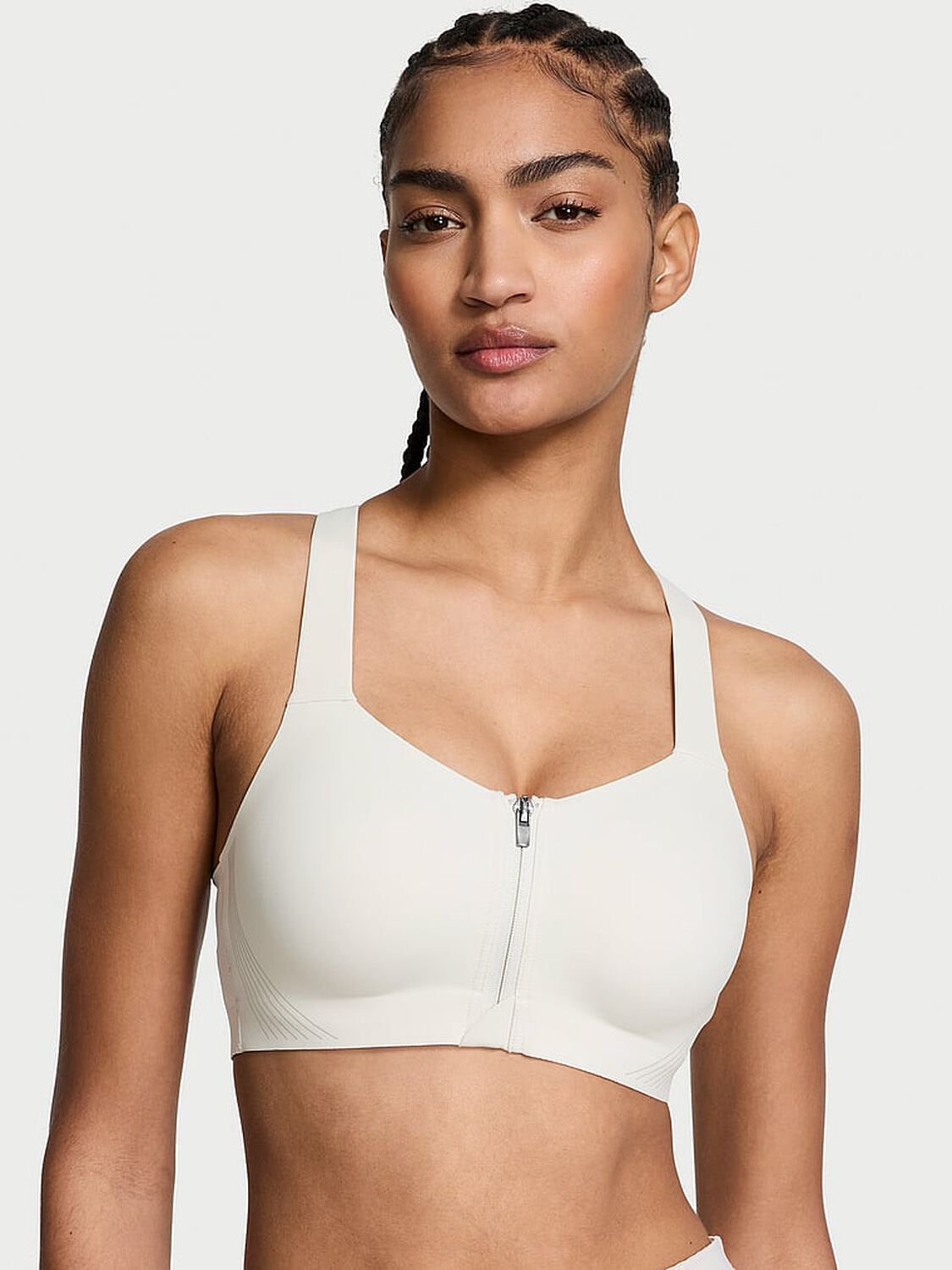 vs Vsx Knockout Front-Close Sports Bra Classic Plaster 1 of 4 