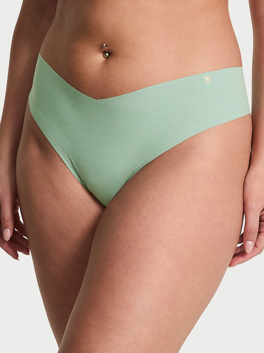 vs No-Show No-Show Thong Panty Seasalt Green 1 of 3 