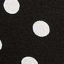 Exploded Logo Cotton Modern Brief Panty, Black Dots, swatch