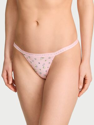 Stretch Cotton V-String Panty