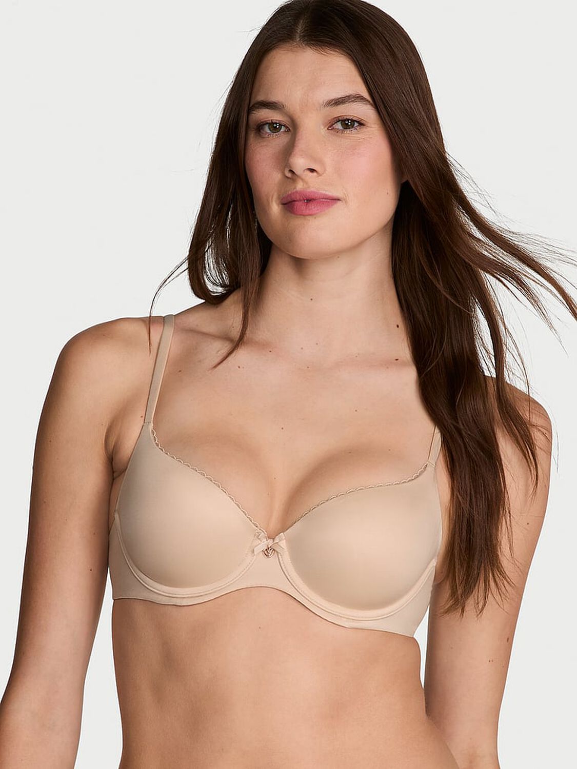 vs Body By Victoria Lightly Lined Smooth Demi Bra Marzipan 5 of 5 