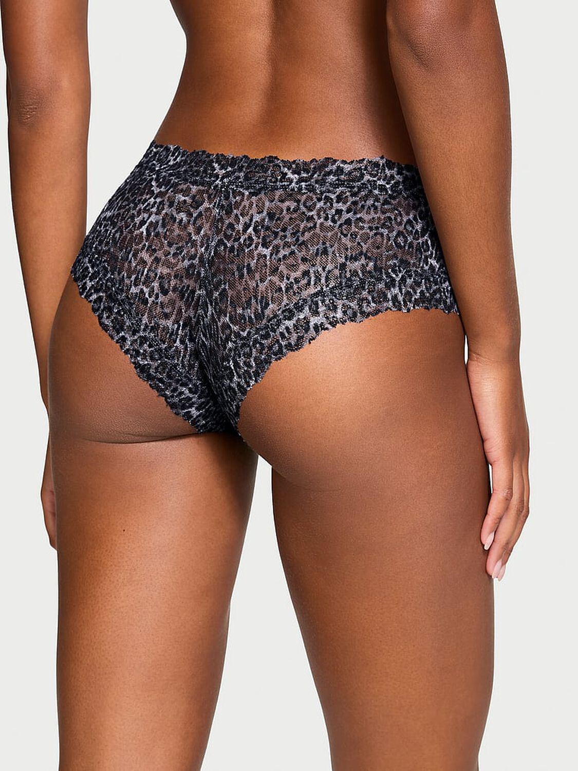 vs The Lacie Lace Cheeky Panty Tornado Grey Leopard 2 of 3 
