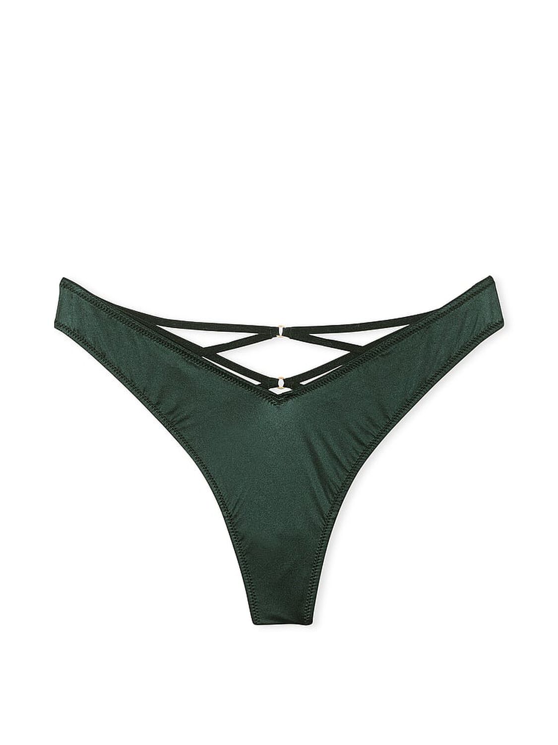 vs Very Sexy Strappy Back High-Leg Thong Panty Botanical Green 3 of 4 