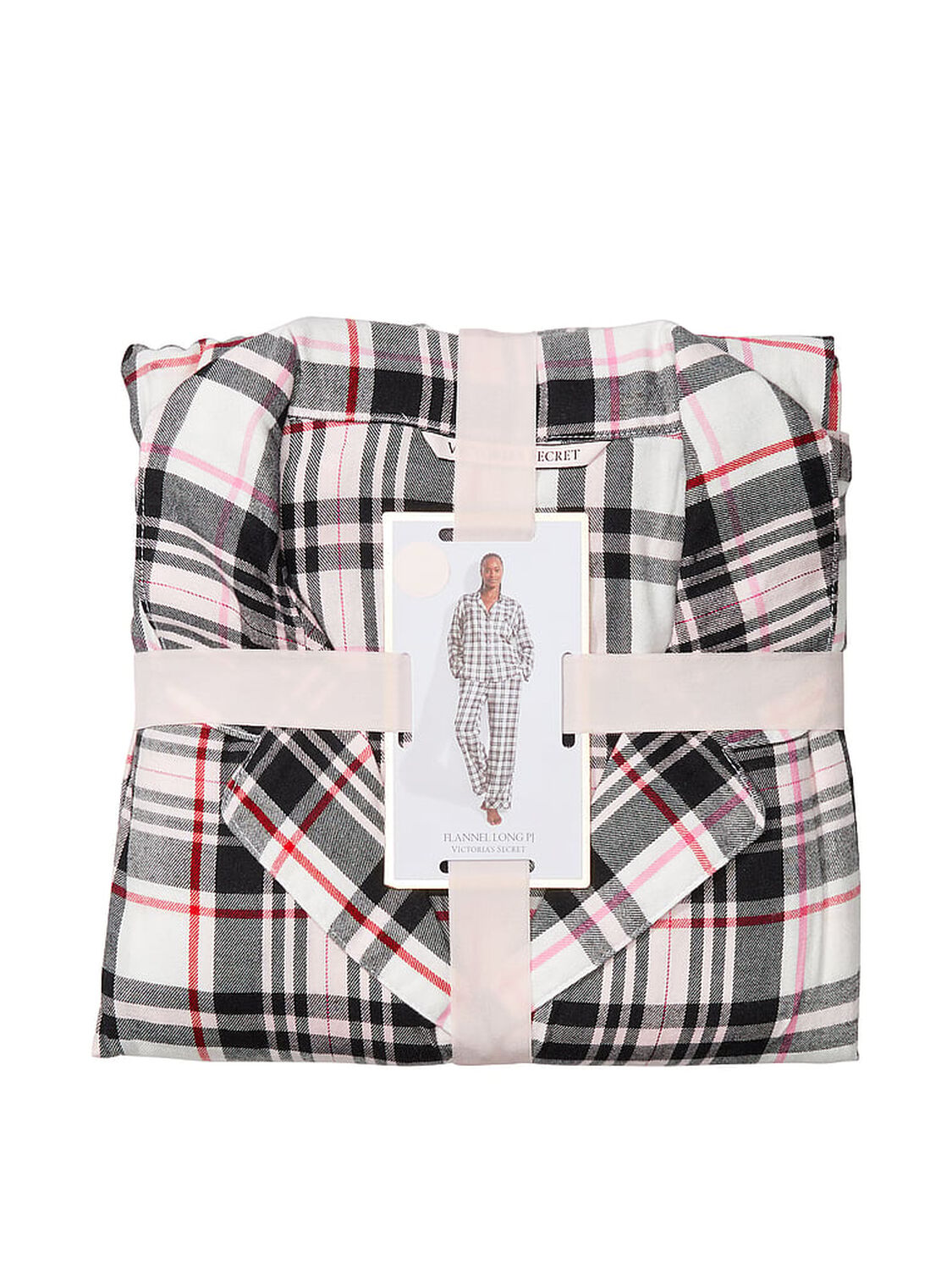 vs Victoria's Secret Flannel Long Pajama Set 4 of 4 