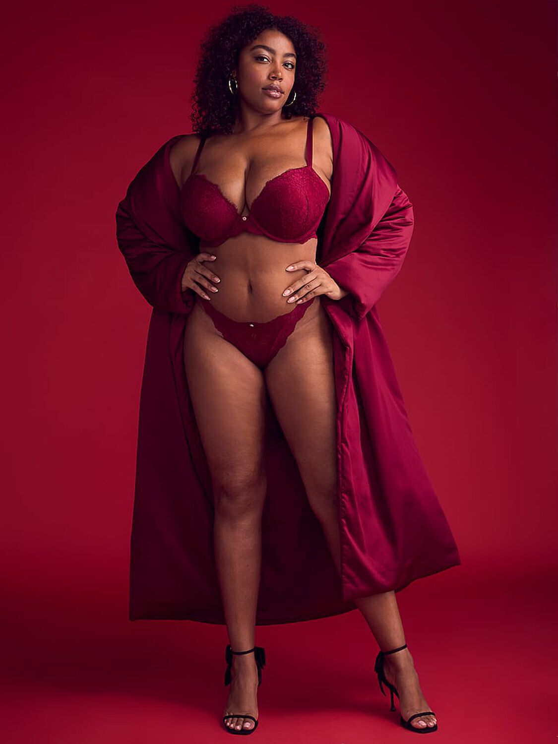 vs Dream Angels Lace Push-Up Bra Campari Red 4 of 4 