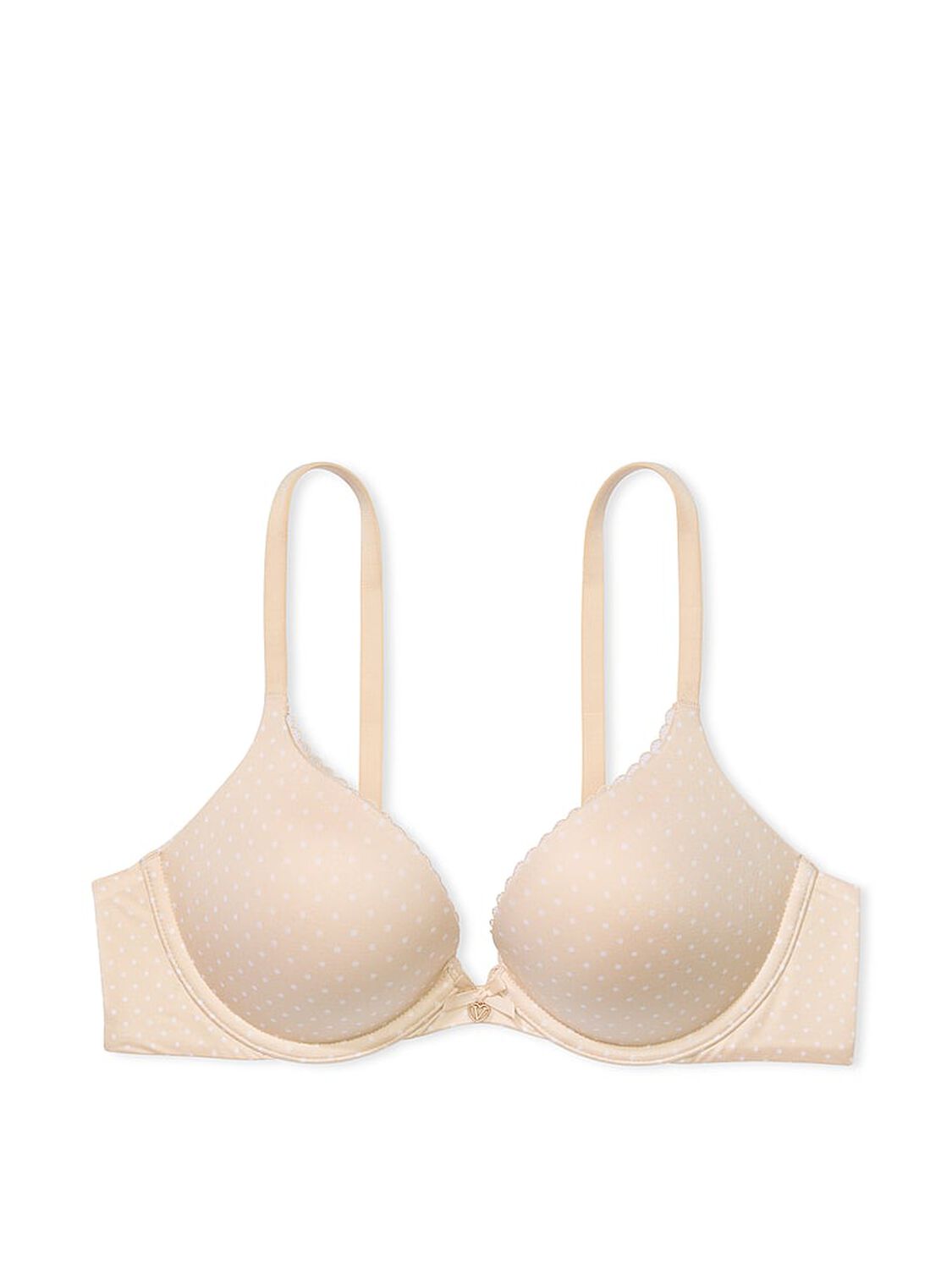 vs Body By Victoria Push-Up Smooth Bra Marzipan Dots 3 of 3 