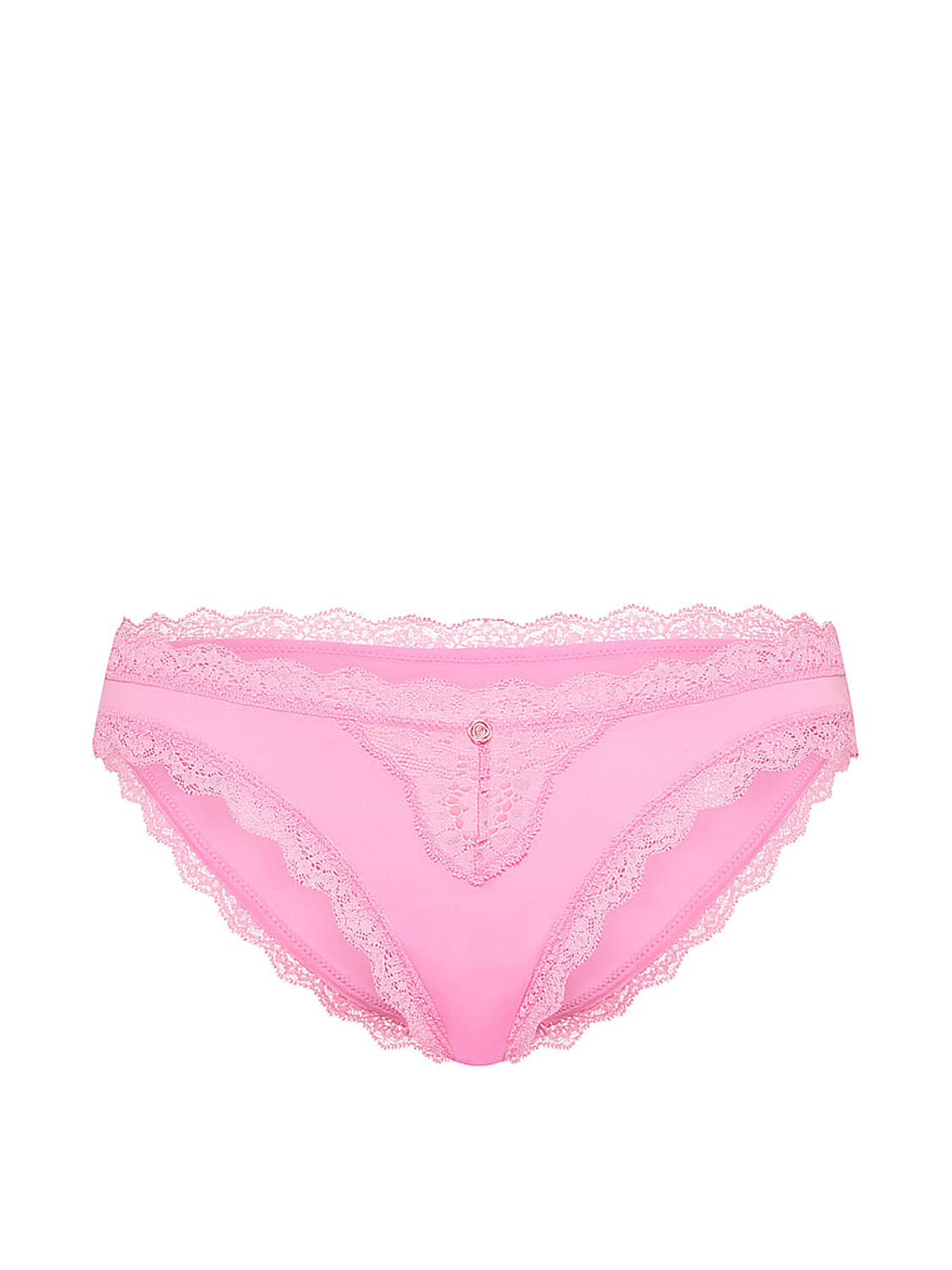 vs Dream Angels Lace-Trim Bikini Panty Pink Sugar 3 of 3 
