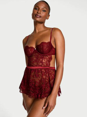 Wicked Twinkle Lace Unlined Apron Set