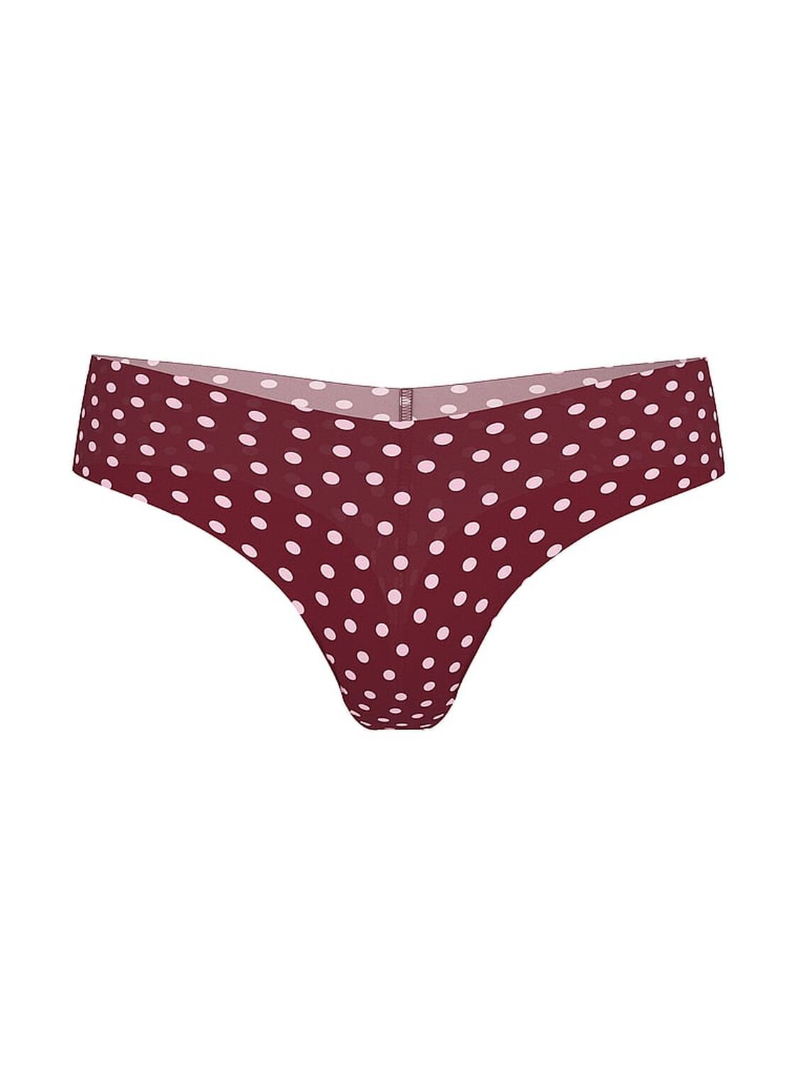vs No-Show No-Show Thong Panty Sangria Red Dots 3 of 3 