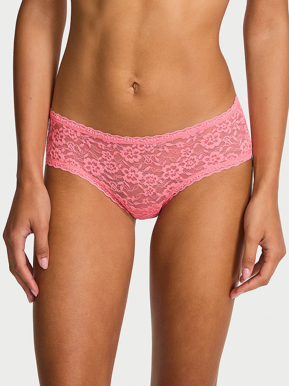 vs The Lacie Lace Keyhole Cheeky Panty Pink Cocktail 1 of 4 