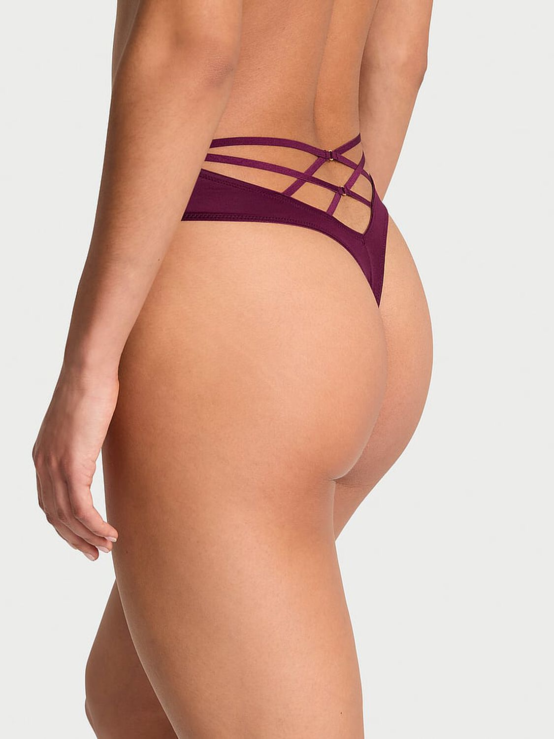 vs Very Sexy Smooth High-Waist Strappy-Back Thong Panty 2 of 4 