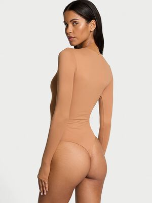 Bodywear by Victoria with FeatherSoft Innovation Long-Sleeve Bodysuit