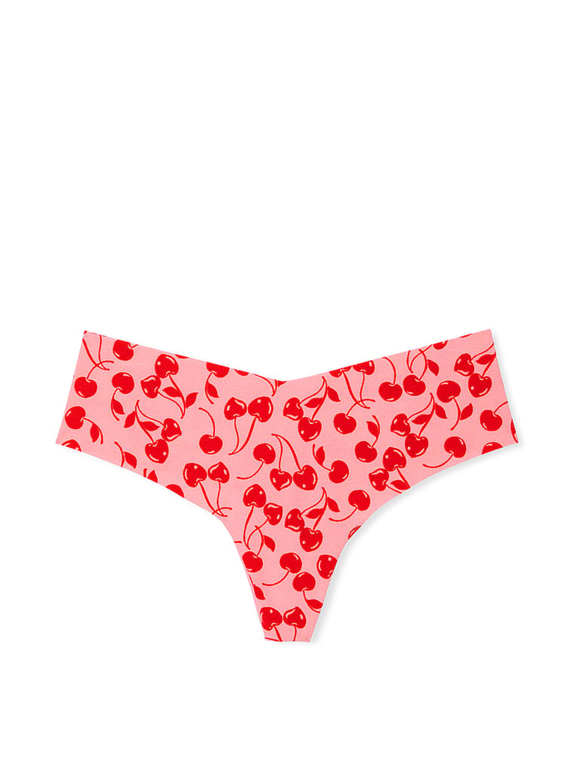 vs No-Show No-Show Thong Panty Pink Hope Cherry Hearts 3 of 3 