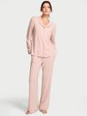 Ultra-Fine Modal Long Pajama Set, Bare All, swatch