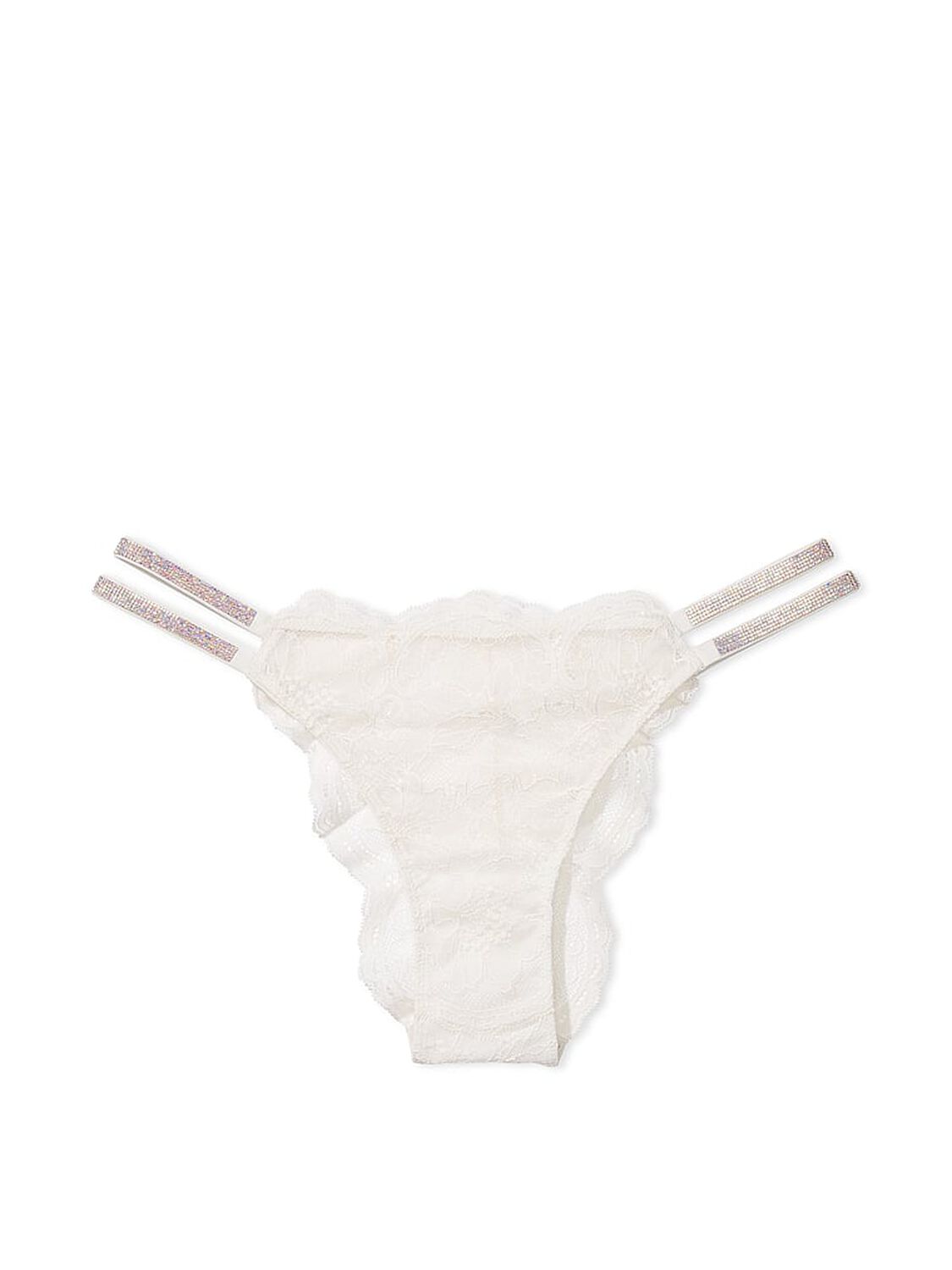 vs Very Sexy Double Shine Strap Lace Brazilian Panty 3 of 4 