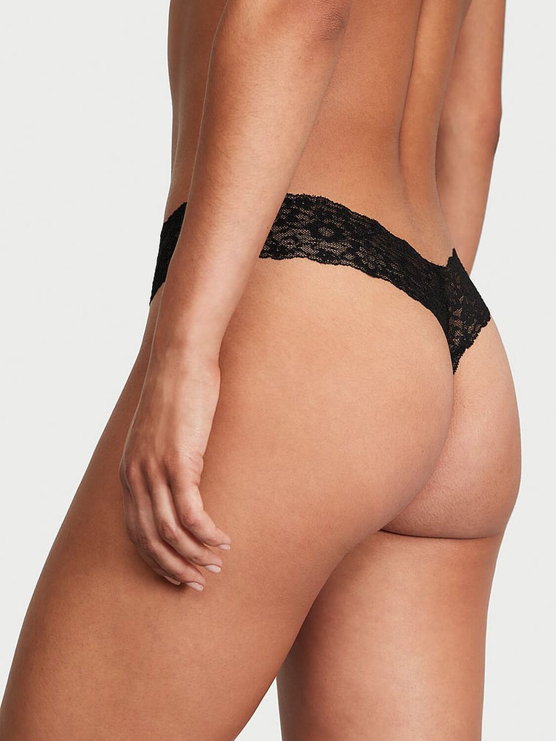vs The Lacie Lace Thong Panty Black 2 of 3 