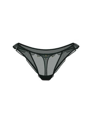 Jingle Belle Ruffled Mesh Thong Panty