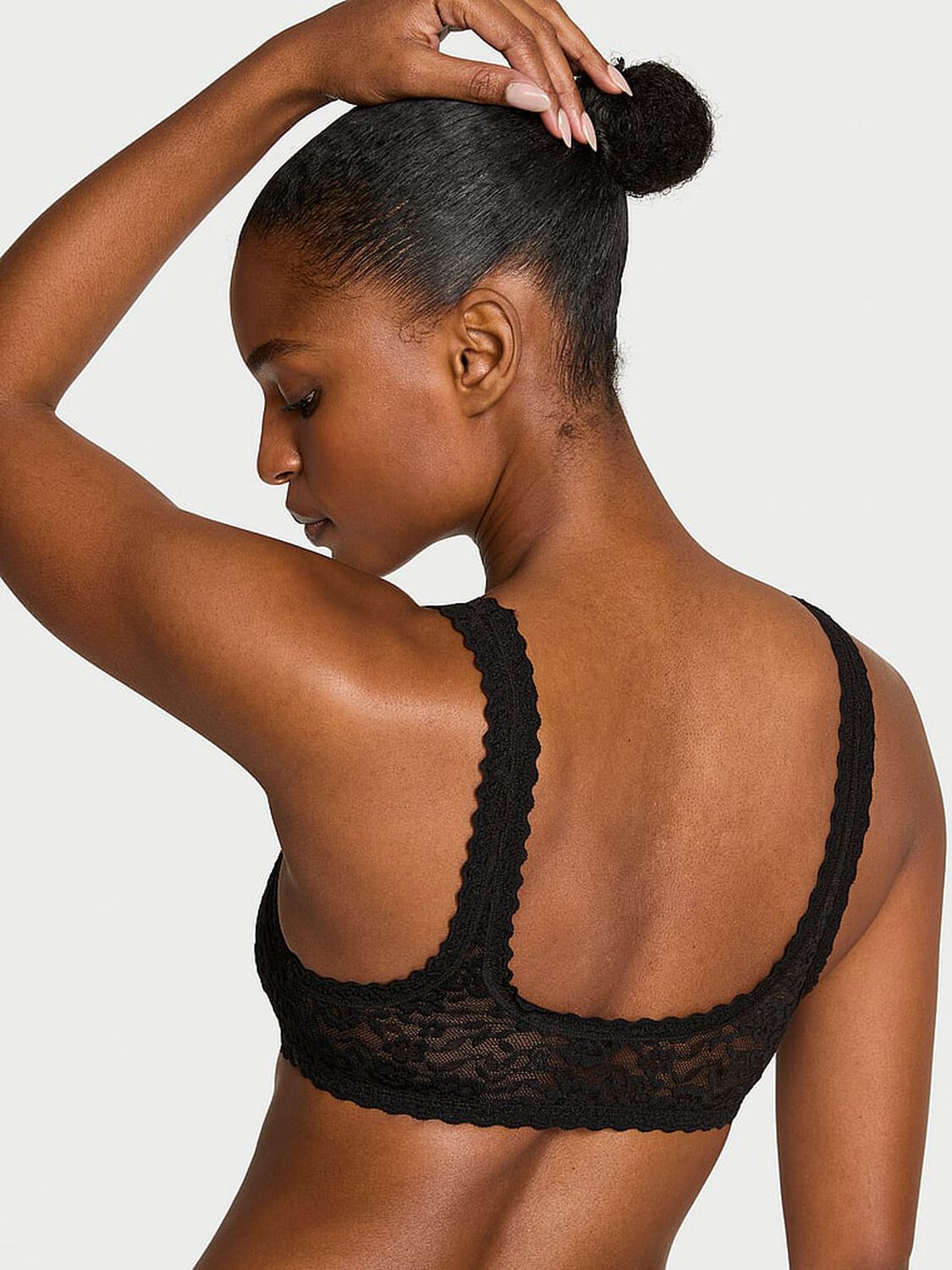 vs Victoria's Secret Sexy Tee Lacie Scoop Bralette Jet Black 2 of 4 