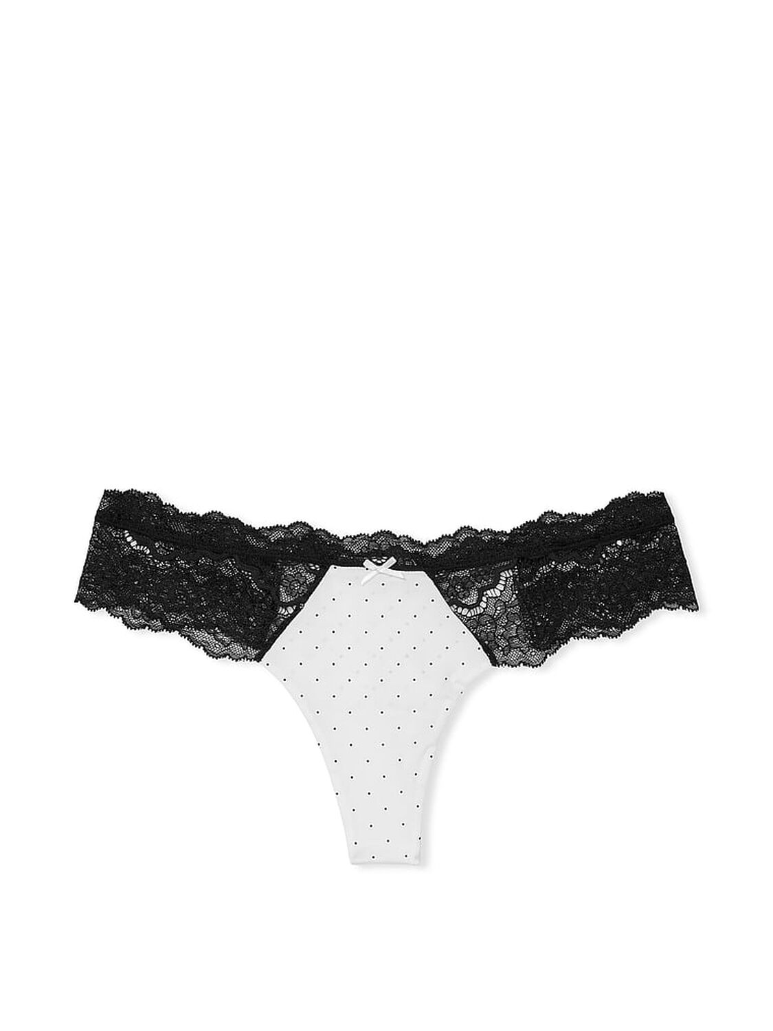 vs Dream Angels Lace Trim Thong Panty 3 of 4 