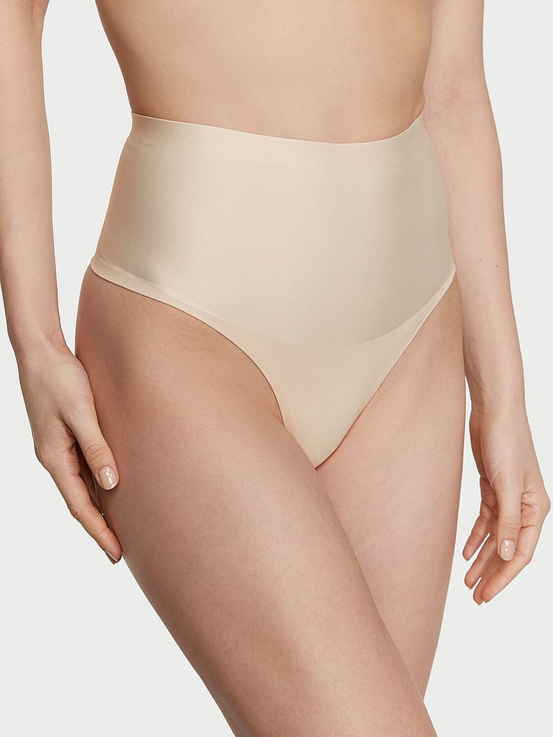 vs Body By Victoria Smoothing Shimmer Thong Panty 1 of 4 