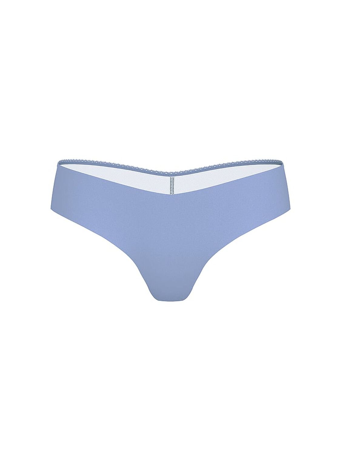 vs No-Show No-Show Mesh-Back Logo Thong Panty Light Lavender 3 of 3 