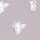 No-Show Cheeky Panty, Feather Blue Foil Bees, swatch