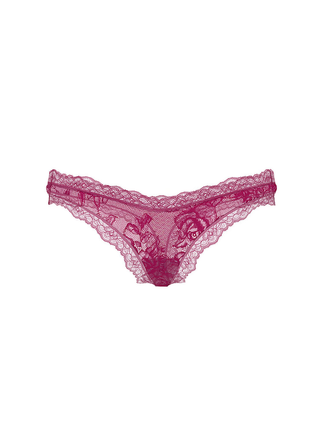 vs Very Sexy Rose Lace High-Leg Thong Panty Fresh Jam 2 of 4 
