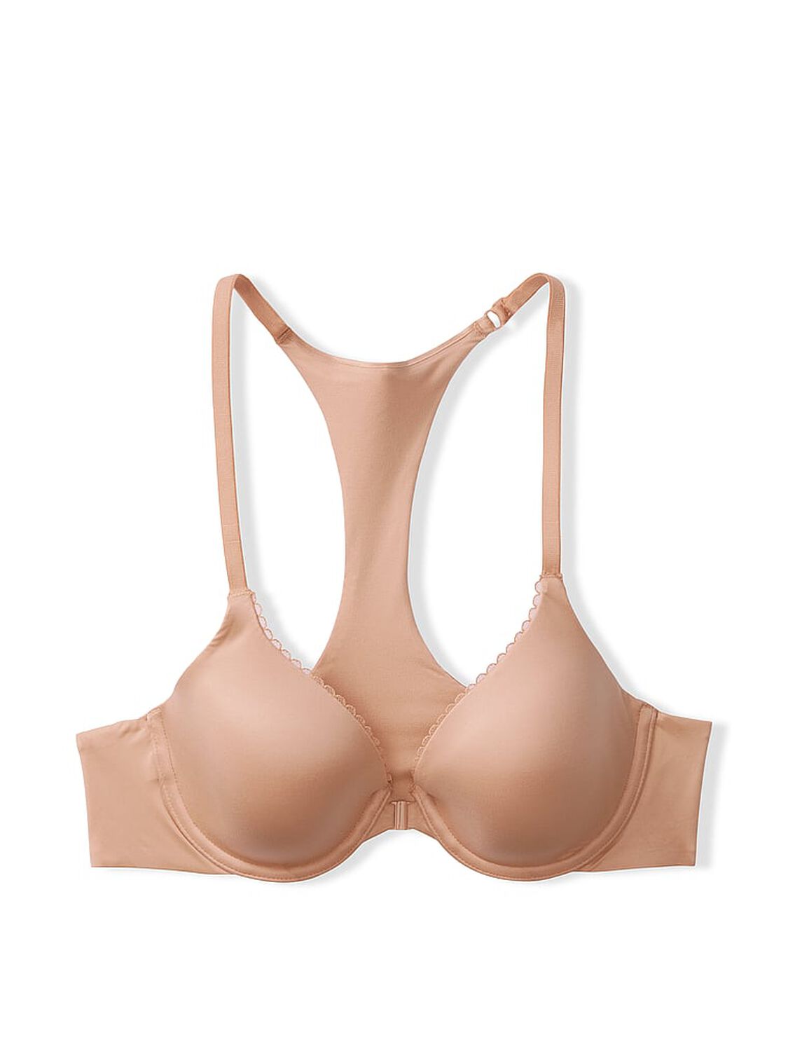 vs Body By Victoria Lightly Lined Full-Coverage Racerback Bra Beige 3 of 4 