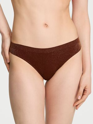 Seamless Shimmer Thong Panty