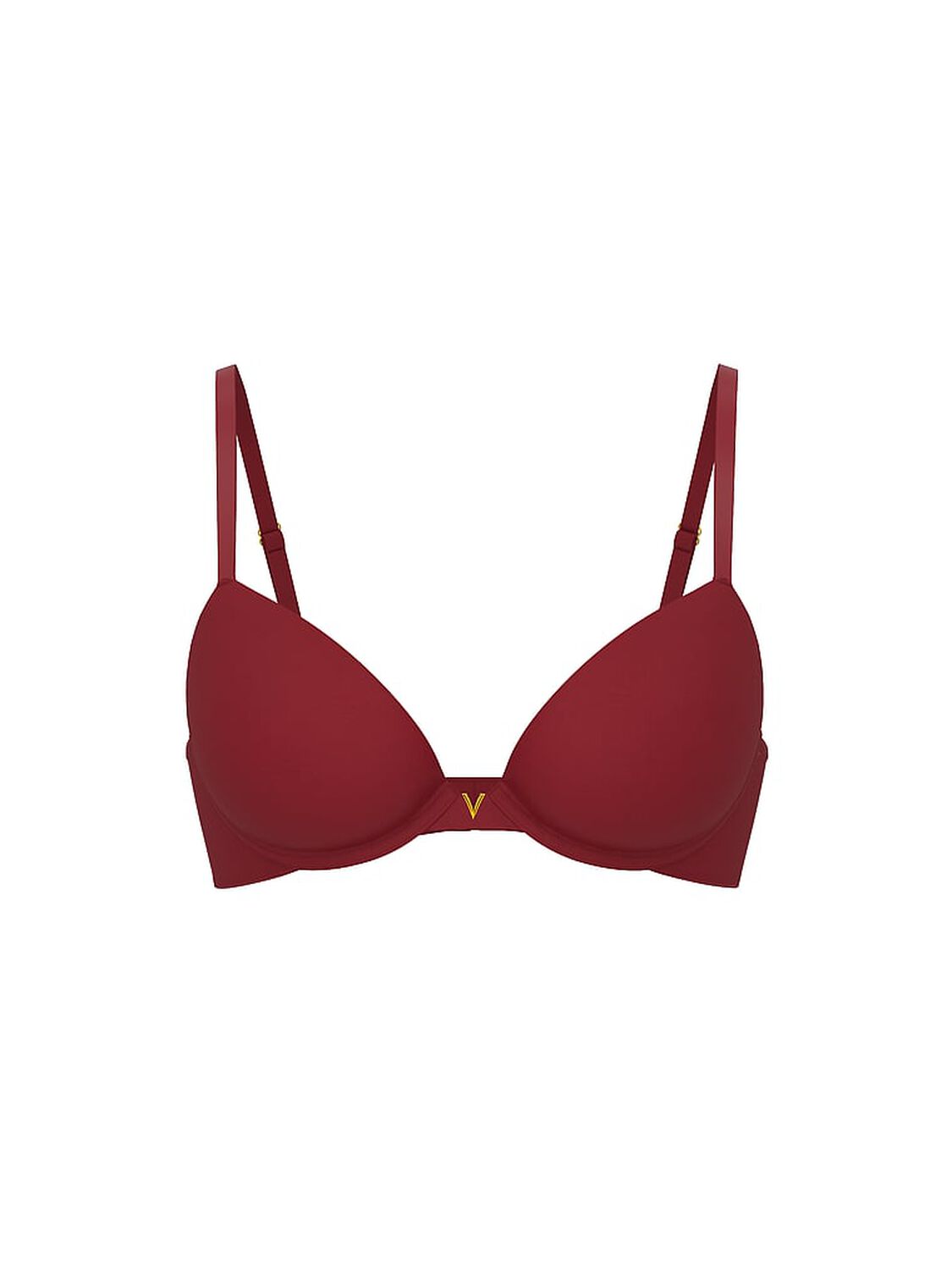 vs Love Cloud Smooth Push-Up Bra Sangria Red 3 of 3 