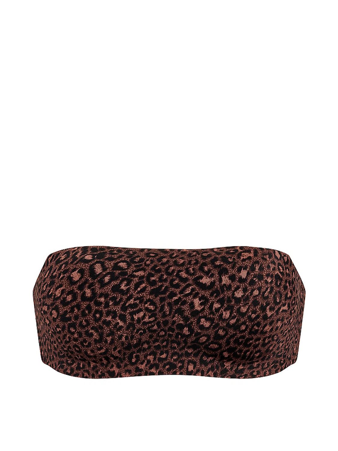vs Victoria's Secret Bare Push-Up Wireless Bandeau Strapless Bra Ganache Leopard 3 of 4 