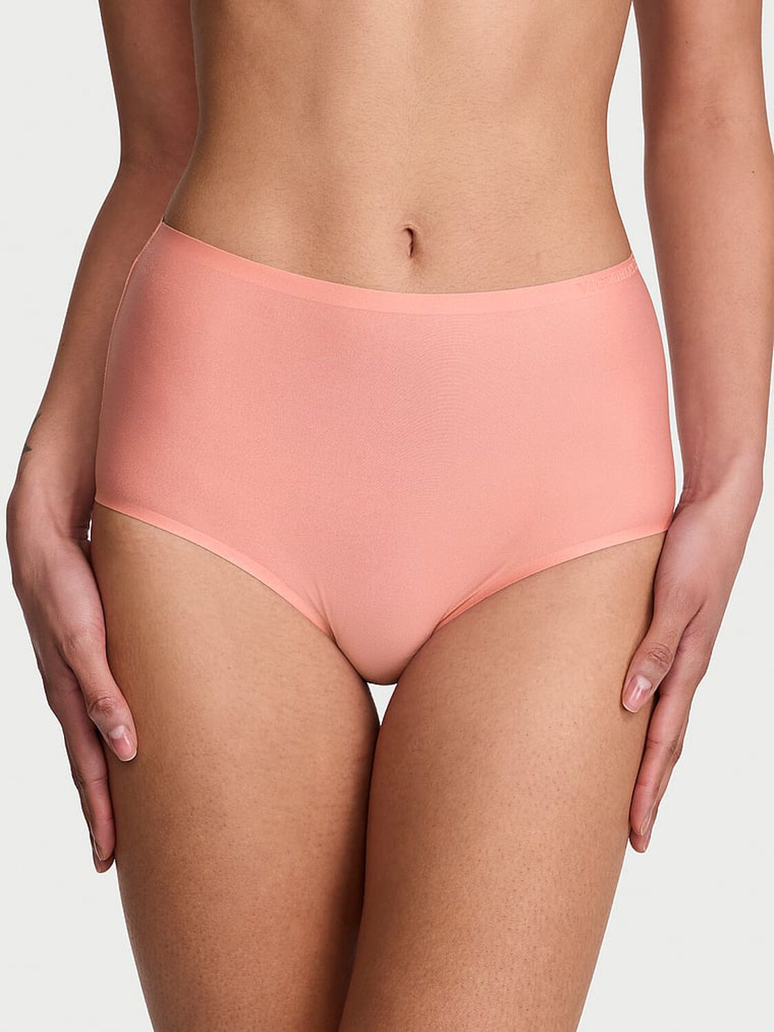 vs Body By Victoria Body by Victoria Flex Mid-Rise Modern Brief Panty Blush Pink 1 of 4 