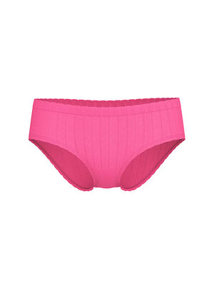 Seamless Cotton Rib Hiphugger Panty