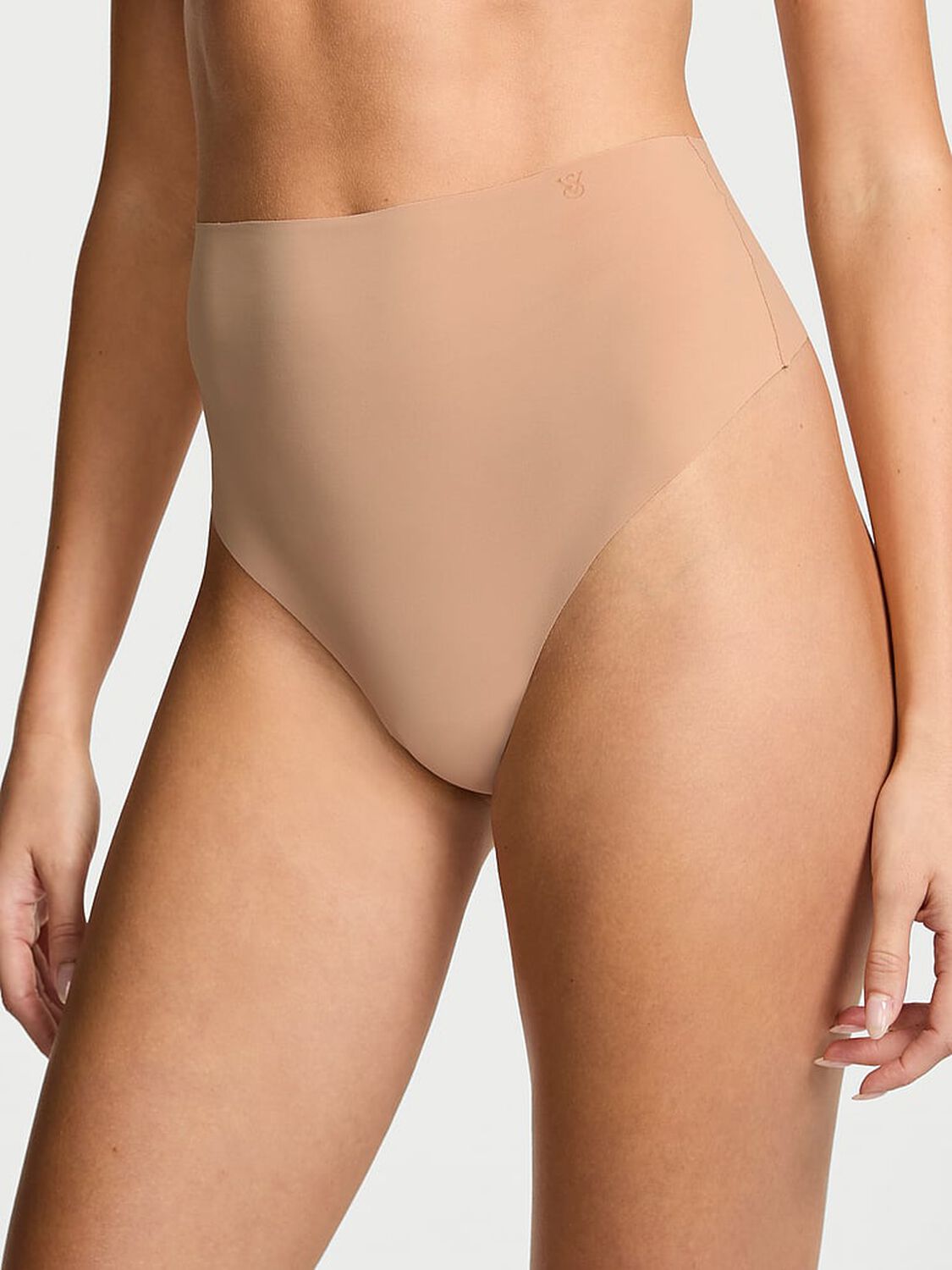 vs No-Show No-Show High-Waist Thong Panty Praline 1 of 3 