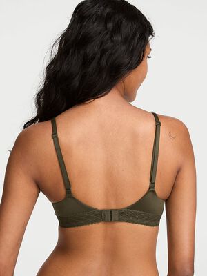 Lace-Trim Lightly Lined Full-Coverage Bra