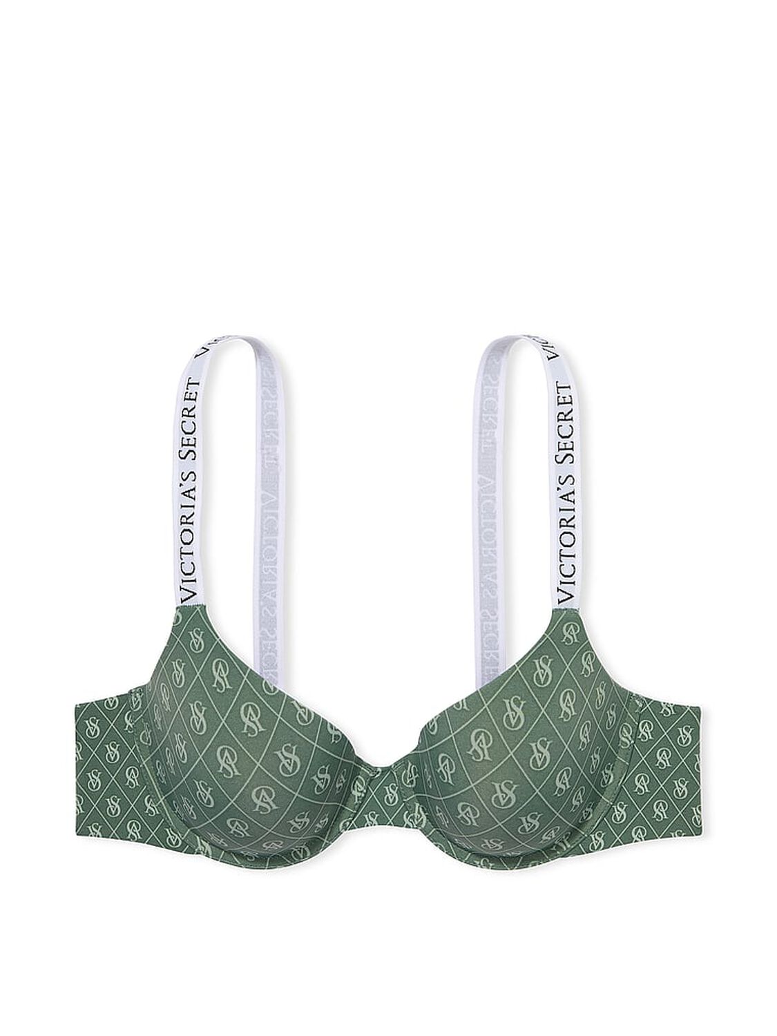 vs The T-Shirt Lightly Lined Demi Bra Logo Faded 3 of 3 