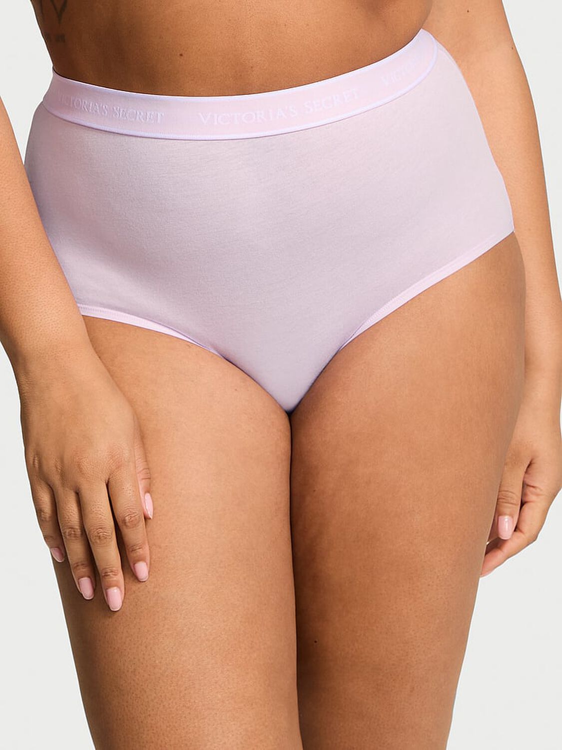 vs Cotton Logo Cotton Modern Brief Panty Delicate Violet 1 of 2 