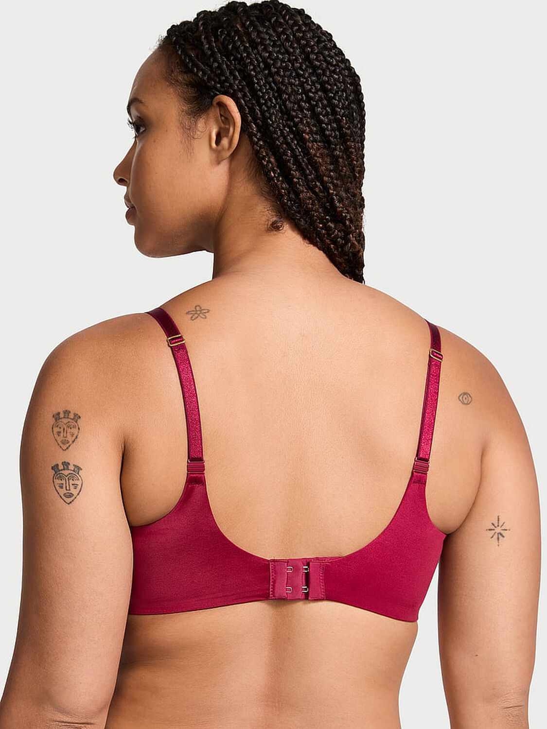 vs Very Sexy So Obsessed Smooth Wireless Push-Up Bra Campari Red 2 of 3 