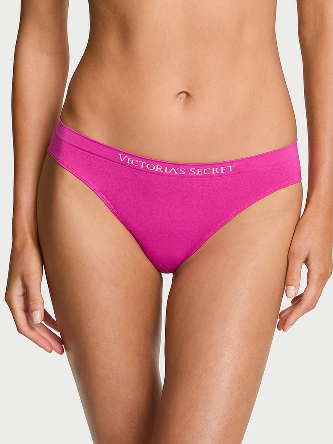 vs Seamless Seamless Bikini Panty Pink Fire 1 of 2 