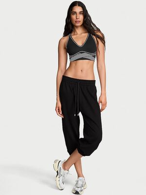 Terry Cropped Jogger Sweatpants