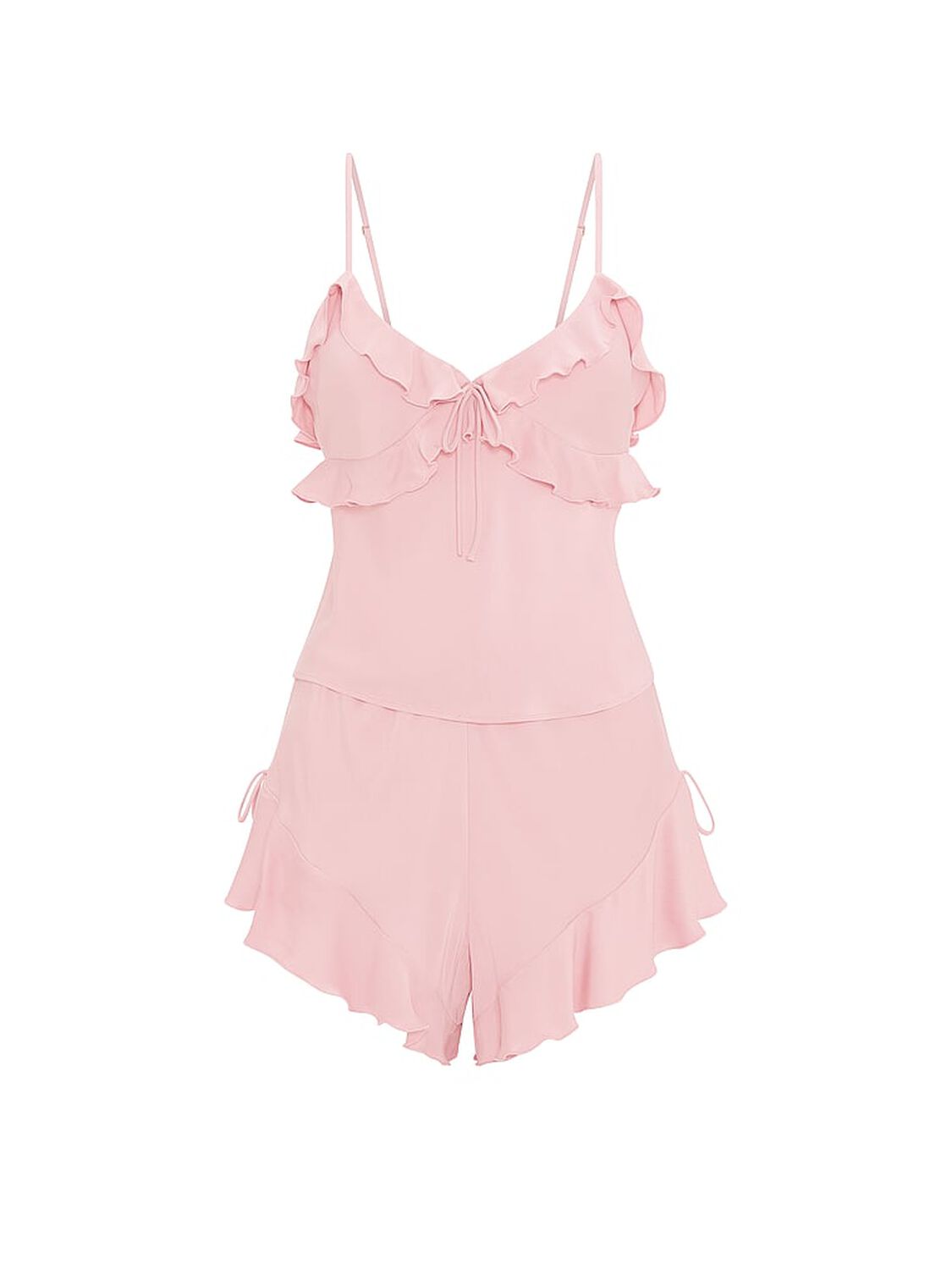 vs Dream Angels Modal Flutter Cami & Short Set Chalk Rose 3 of 3 