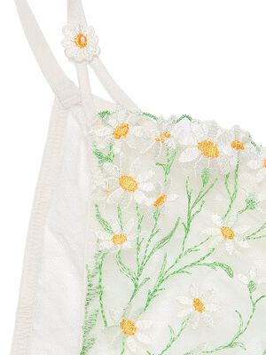 Daisy Chain Embroidery String Bikini Panty