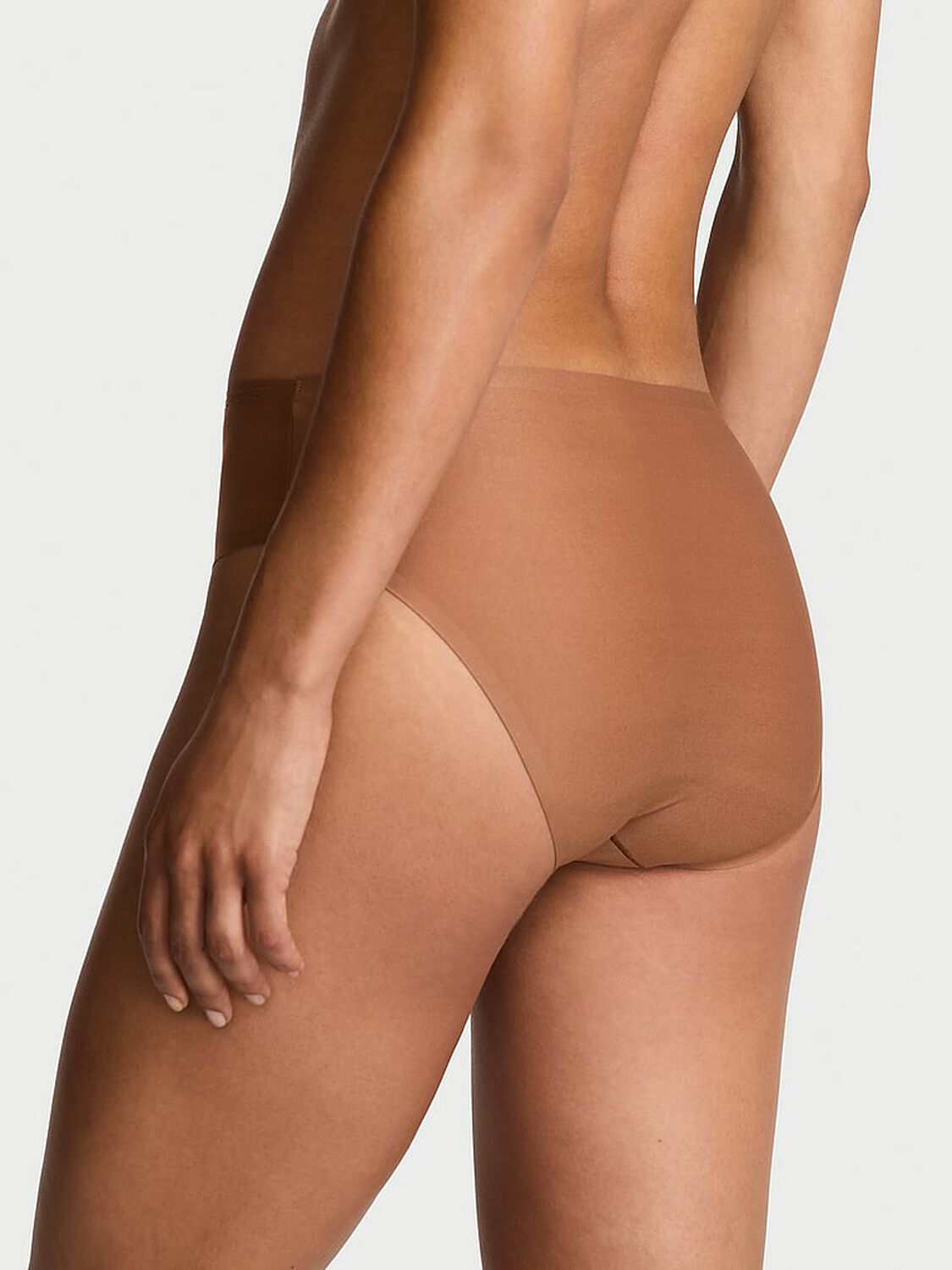 vs Body By Victoria Body by Victoria Flex Mid-Rise Bikini Panty Caramel 2 of 2 