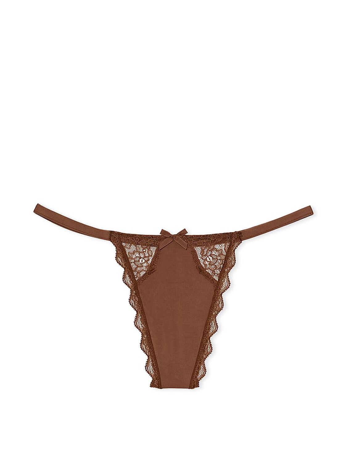 vs Dream Angels Lace-Trim V-String Panty 3 of 3 
