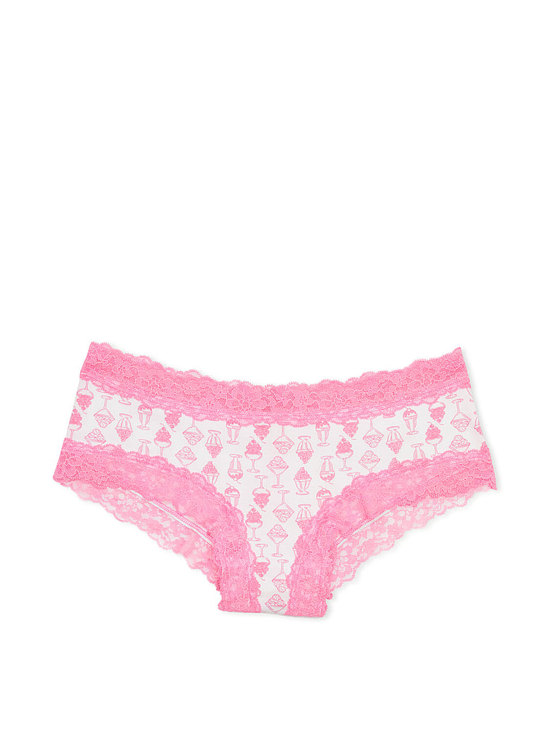 vs The Lacie Lace-Waist Cotton Cheeky Panty 3 of 3 